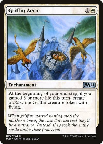 Griffin Aerie M21-22 Core Set 2021 Magic card