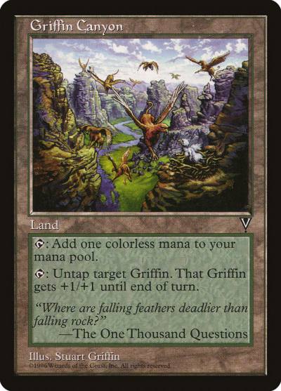 Griffin Canyon VIS-163 Visions Magic card
