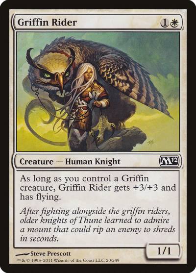 Griffin Rider 20 Magic 2012 Magic card