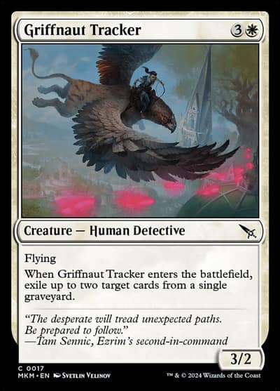 Griffnaut Tracker 17 Murders at Karlov Manor Magic card