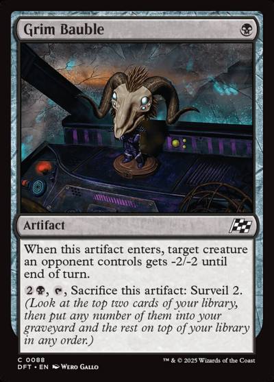 Grim Bauble DFT-88 Aetherdrift Magic card