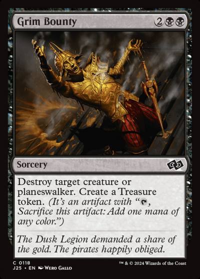 Grim Bounty J25-118 Foundations Jumpstart Magic card