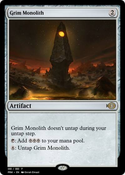 Grim Monolith PRM-61567 Magic Online Promos Magic card