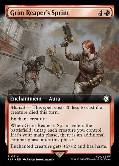 Grim Reaper's Sprint PIP-914 Fallout Magic card