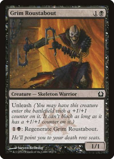 Grim Roustabout 68 Return to Ravnica Magic card