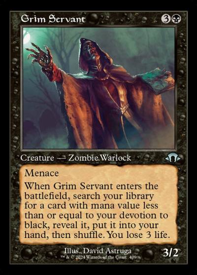 Grim Servant MH3-409 Modern Horizons 3 Magic card