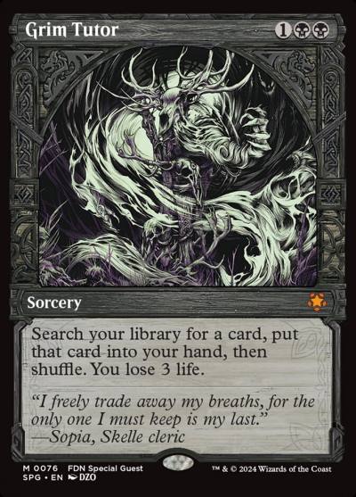 Grim Tutor SPG-76 Special Guests Magic card