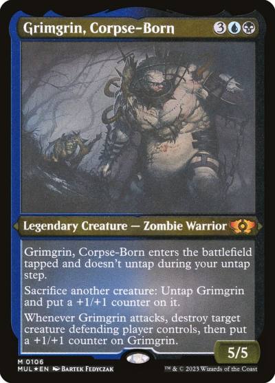 Grimgrin, Corpse-Born MUL-106 Multiverse Legends Magic card