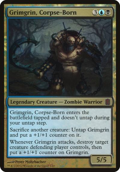 Grimgrin, Corpse-Born OCM1-5 Commander's Arsenal Oversized Magic card
