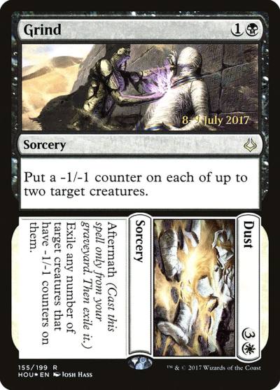 Grind // Dust PHOU-155S Hour of Devastation Promos Magic card