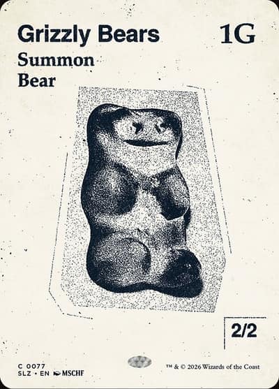 Grizzly Bears 77 The Zeta Set Magic card