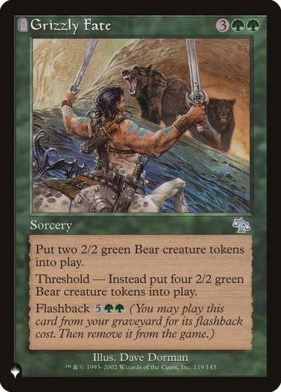 Grizzly Fate PLST-JUD-119 The List Magic card