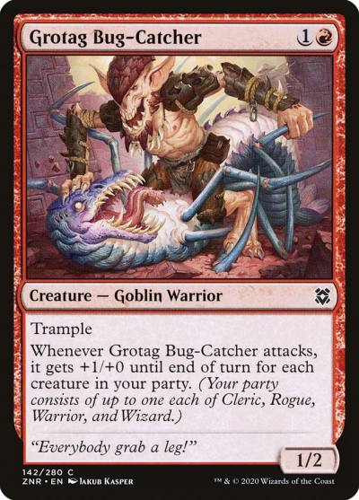 Grotag Bug-Catcher ZNR-142 Zendikar Rising Magic card