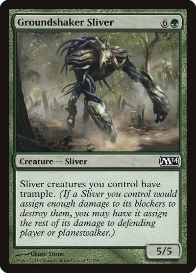 Groundshaker Sliver M14-177 Magic 2014 Magic card