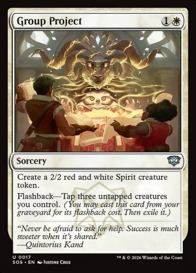 Group Project SOS-17 Secrets of Strixhaven Magic card