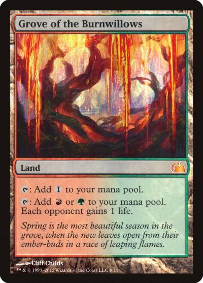 Grove of the Burnwillows V12-8 From the Vault: Realms Magic card
