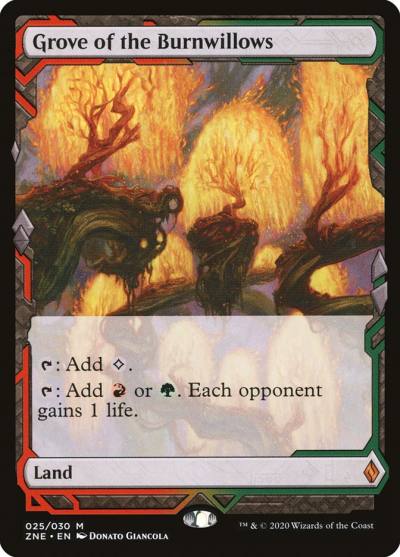 Grove of the Burnwillows ZNE-25 Zendikar Rising Expeditions Magic card