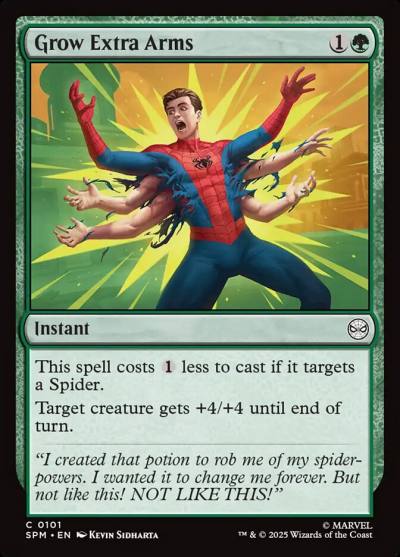 Grow Extra Arms SPM-101 Marvel's Spider-Man Magic card