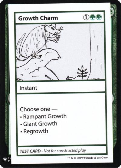 Growth Charm CMB1-77 Mystery Booster Playtest Cards 2019 Magic card