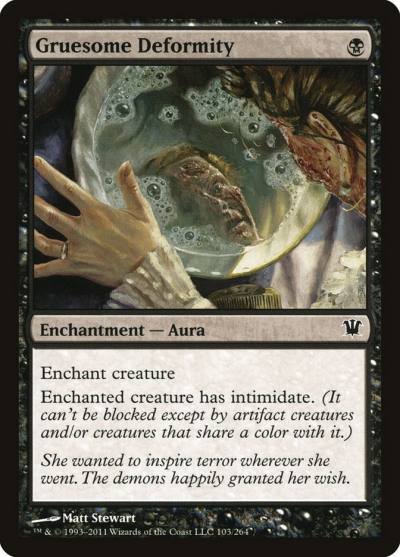 Gruesome Deformity ISD-103 Innistrad Magic card
