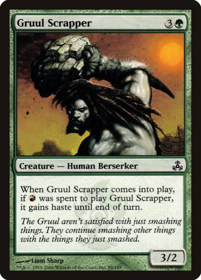 Gruul Scrapper GPT-89 Guildpact Magic card
