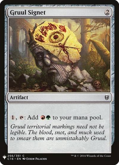 Gruul Signet PLST-C16-256 The List Magic card