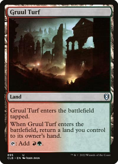 Gruul Turf CLB-895 Commander Legends: Battle for Baldur's Gate Magic card