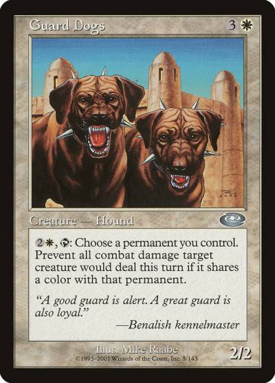 Guard Dogs PLS-5 Planeshift Magic card