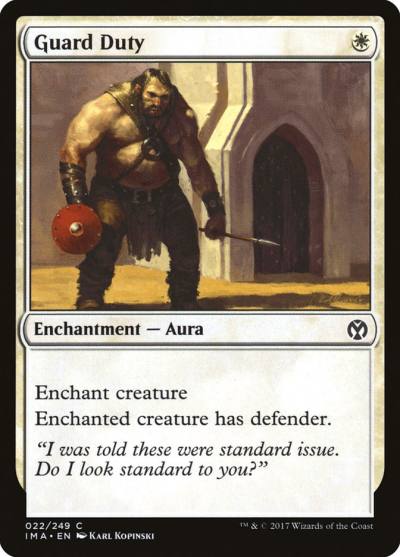 Guard Duty IMA-22 Iconic Masters Magic card