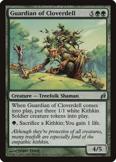 Guardian of Cloverdell 216 Lorwyn Magic card