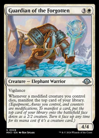 Guardian of the Forgotten 28 Modern Horizons 3 Magic card