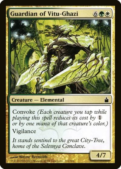 Guardian of Vitu-Ghazi 212 Ravnica: City of Guilds Magic card