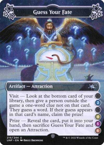 Guess Your Fate UNF-215C Unfinity Magic card