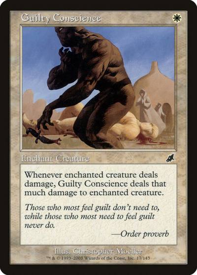 Guilty Conscience SCG-17 Scourge Magic card