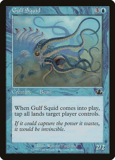Gulf Squid 35 Prophecy Magic card