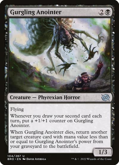 Gurgling Anointer 104 The Brothers' War Magic card