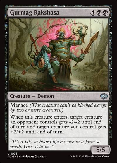 Gurmag Rakshasa 81 Tarkir: Dragonstorm Magic card