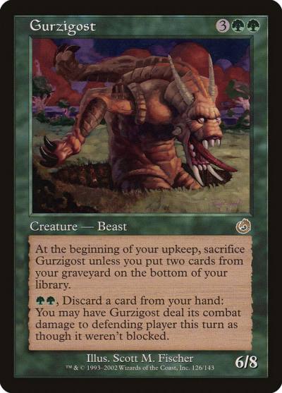 Gurzigost 126 Torment Magic card