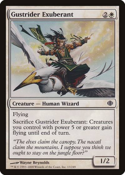 Gustrider Exuberant 13 Shards of Alara Magic card