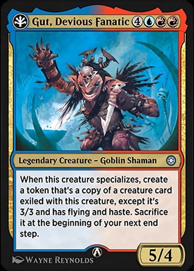 Gut, Devious Fanatic 13u Alchemy Horizons: Baldur's Gate Magic card