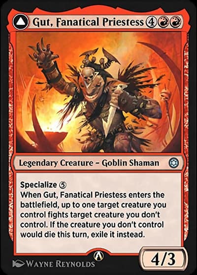 Gut, Fanatical Priestess 13 Alchemy Horizons: Baldur's Gate Magic card