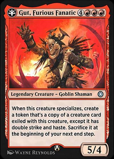 Gut, Furious Fanatic 13r Alchemy Horizons: Baldur's Gate Magic card