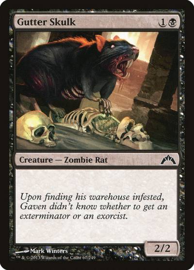 Gutter Skulk GTC-67 Gatecrash Magic card