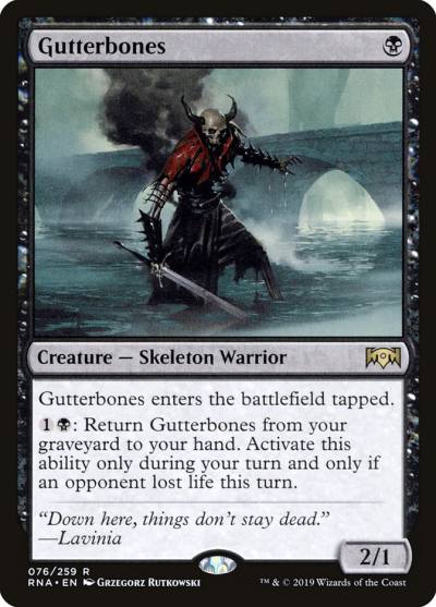 Gutterbones RNA-76 Ravnica Allegiance Magic card