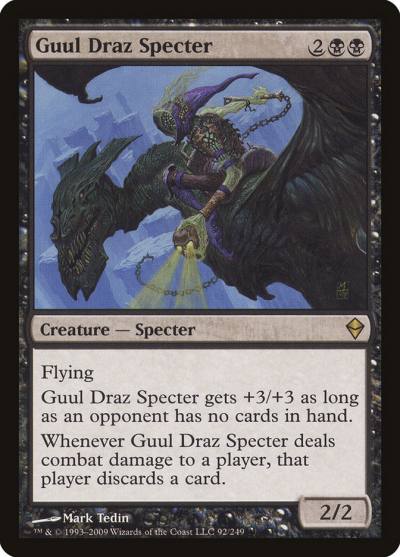 Guul Draz Specter ZEN-92 Zendikar Magic card