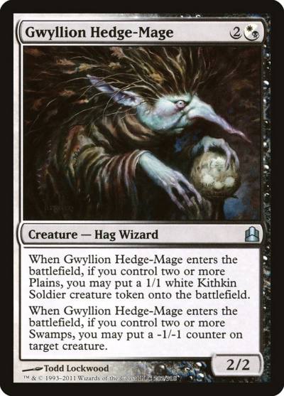 Gwyllion Hedge-Mage CMD-202 Commander 2011 Magic card