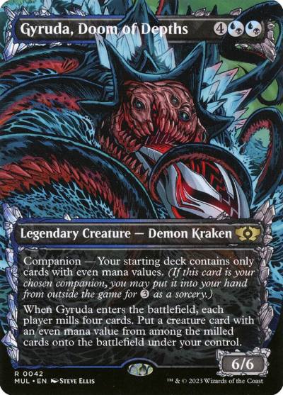 Gyruda, Doom of Depths MUL-42 Multiverse Legends Magic card