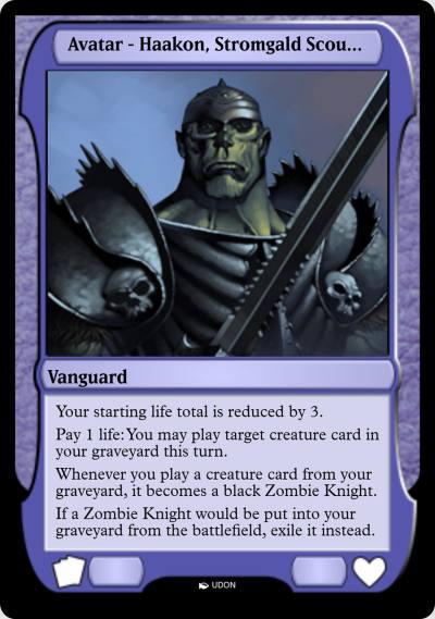 Haakon, Stromgald Scourge Avatar PMOA-62 Magic Online Avatars Magic card