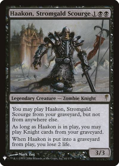 Haakon, Stromgald Scourge PLST-CSP-61 The List Magic card