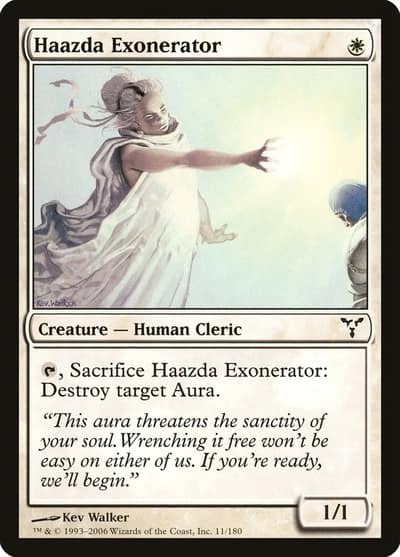 Haazda Exonerator 11 Dissension Magic card